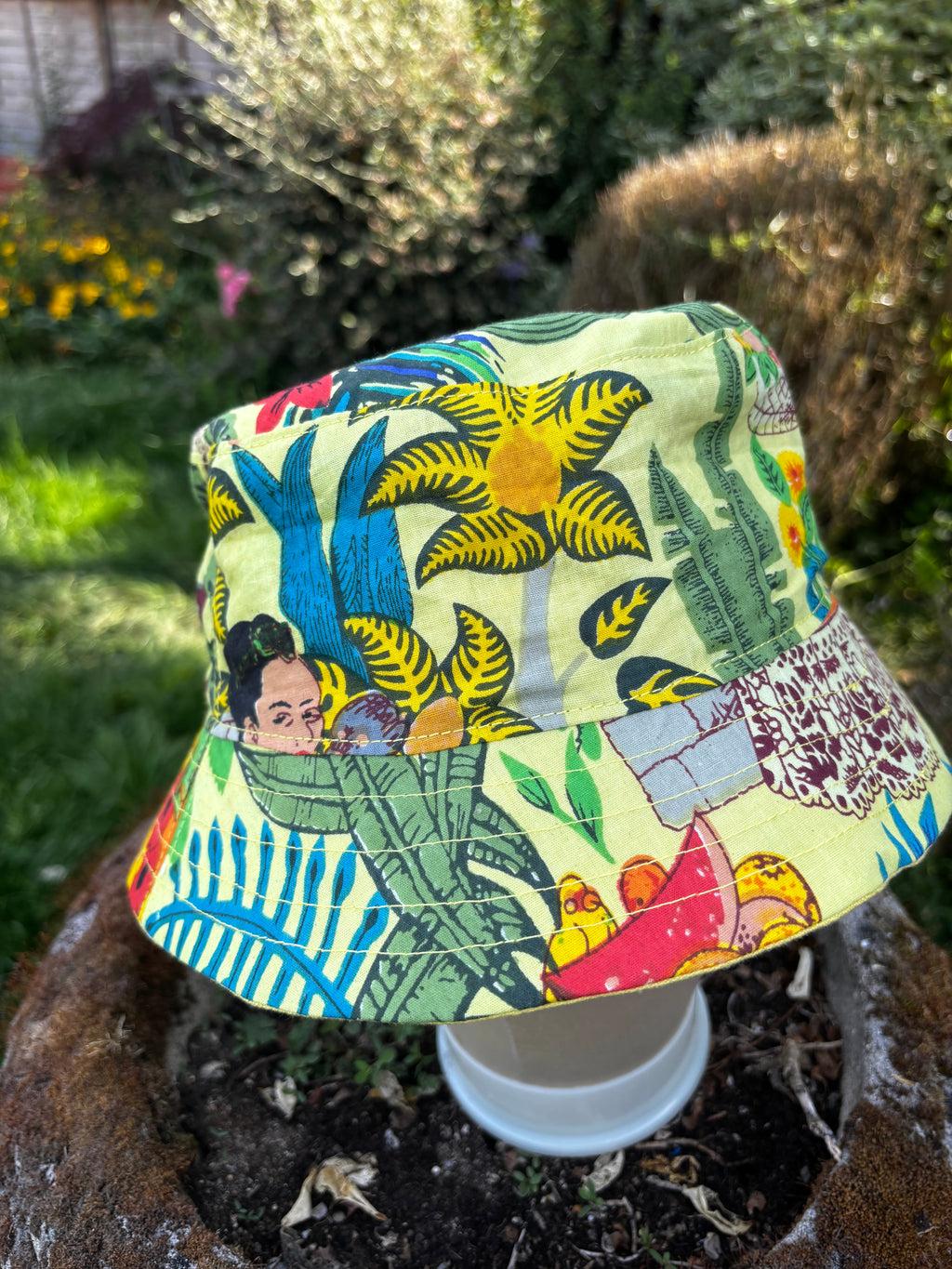 Frida Kahlo Type Bucket Hat