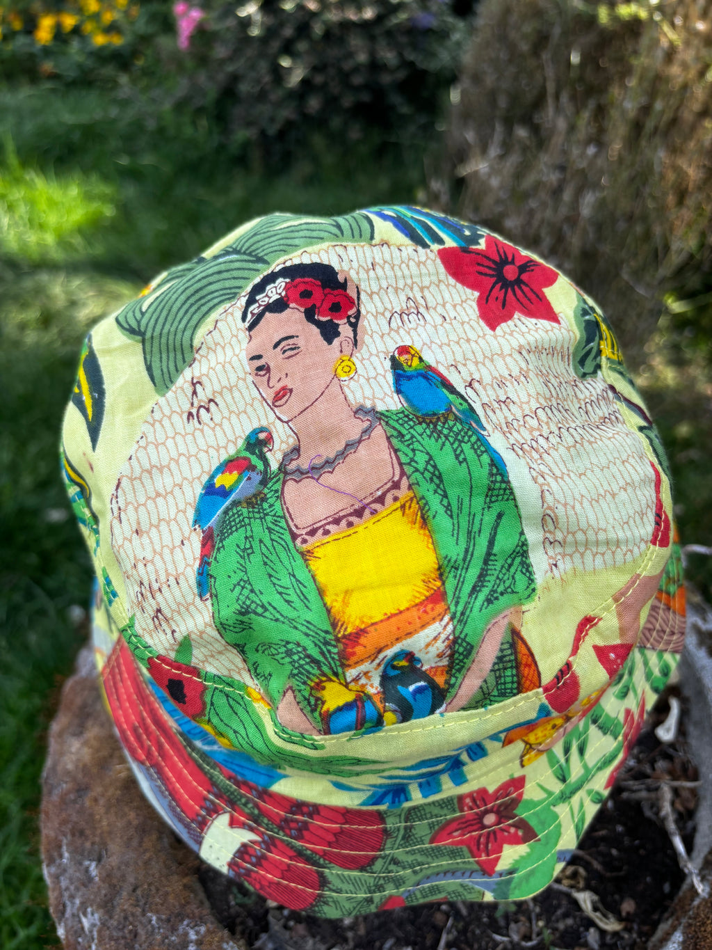 Frida Kahlo Type Bucket Hat