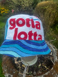 Vintage Tea Towel Gotta Lotta Bottle Bucket Hat