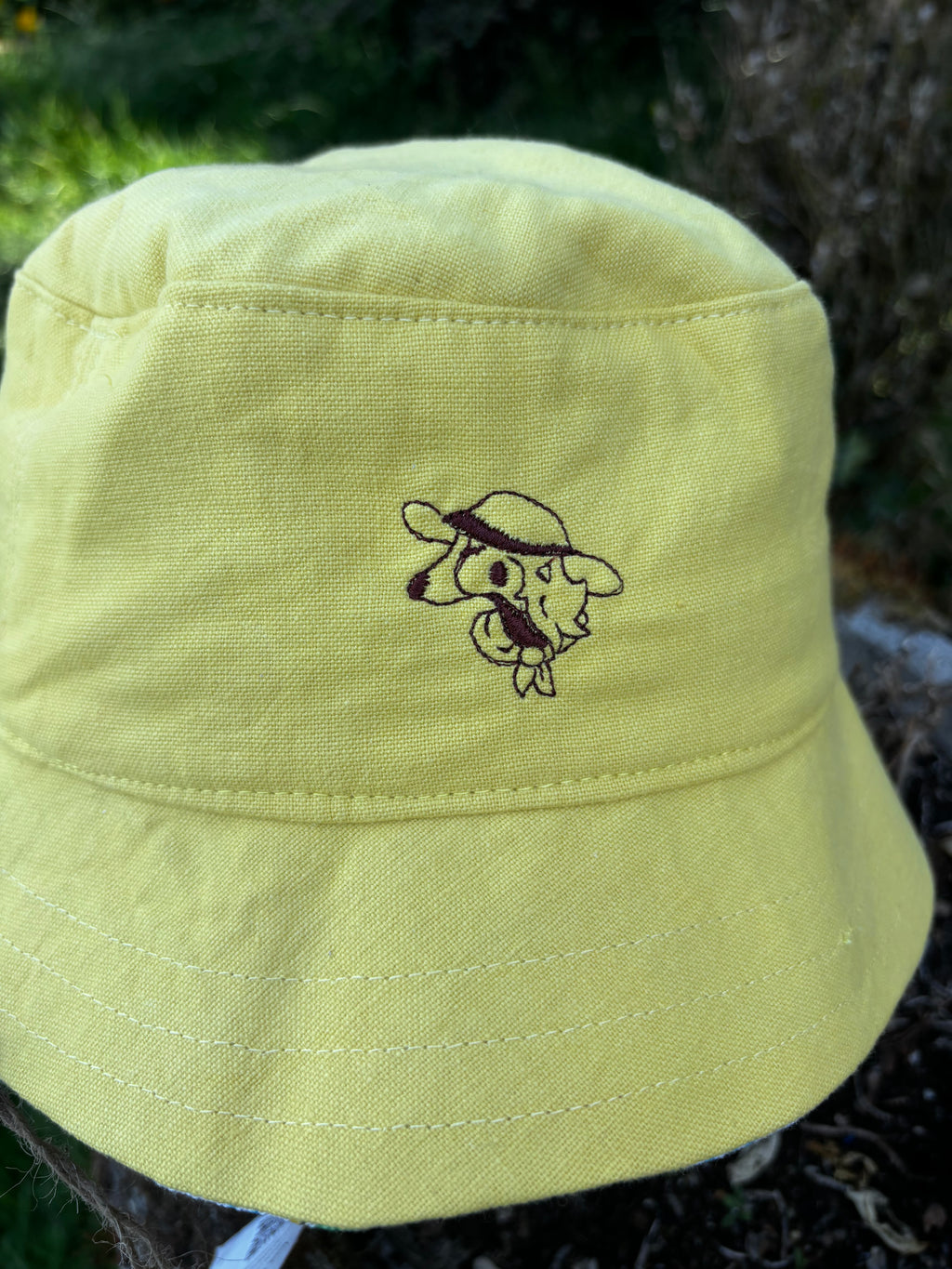 Vintage Tea Towel Upcycled Bucket Hat - Norfolk