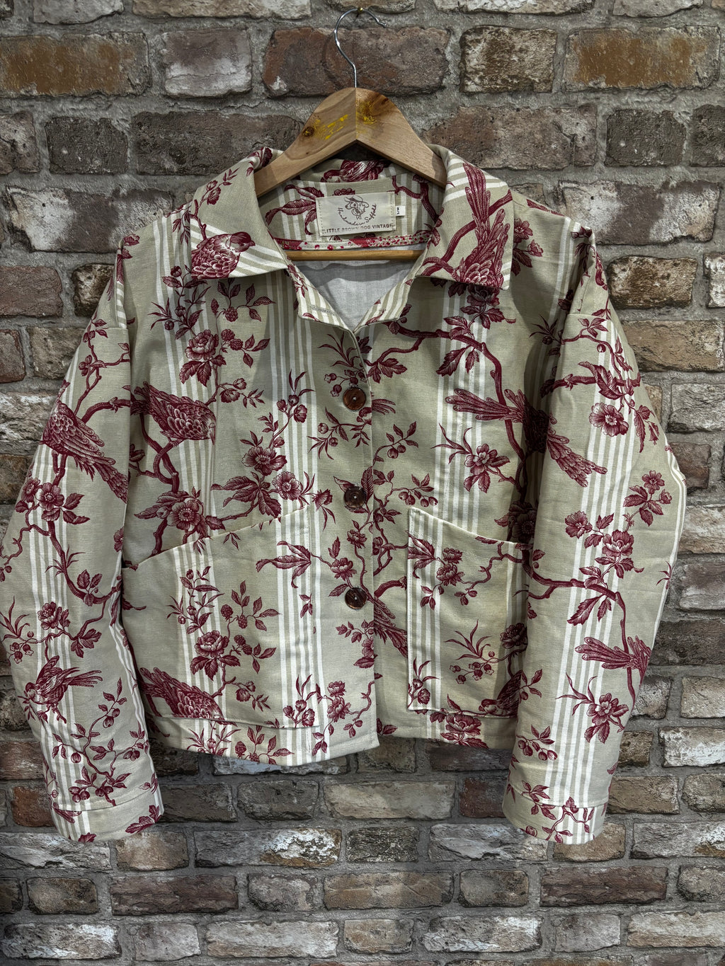 Waist Length Chore Jacket – Vintage Button Detail