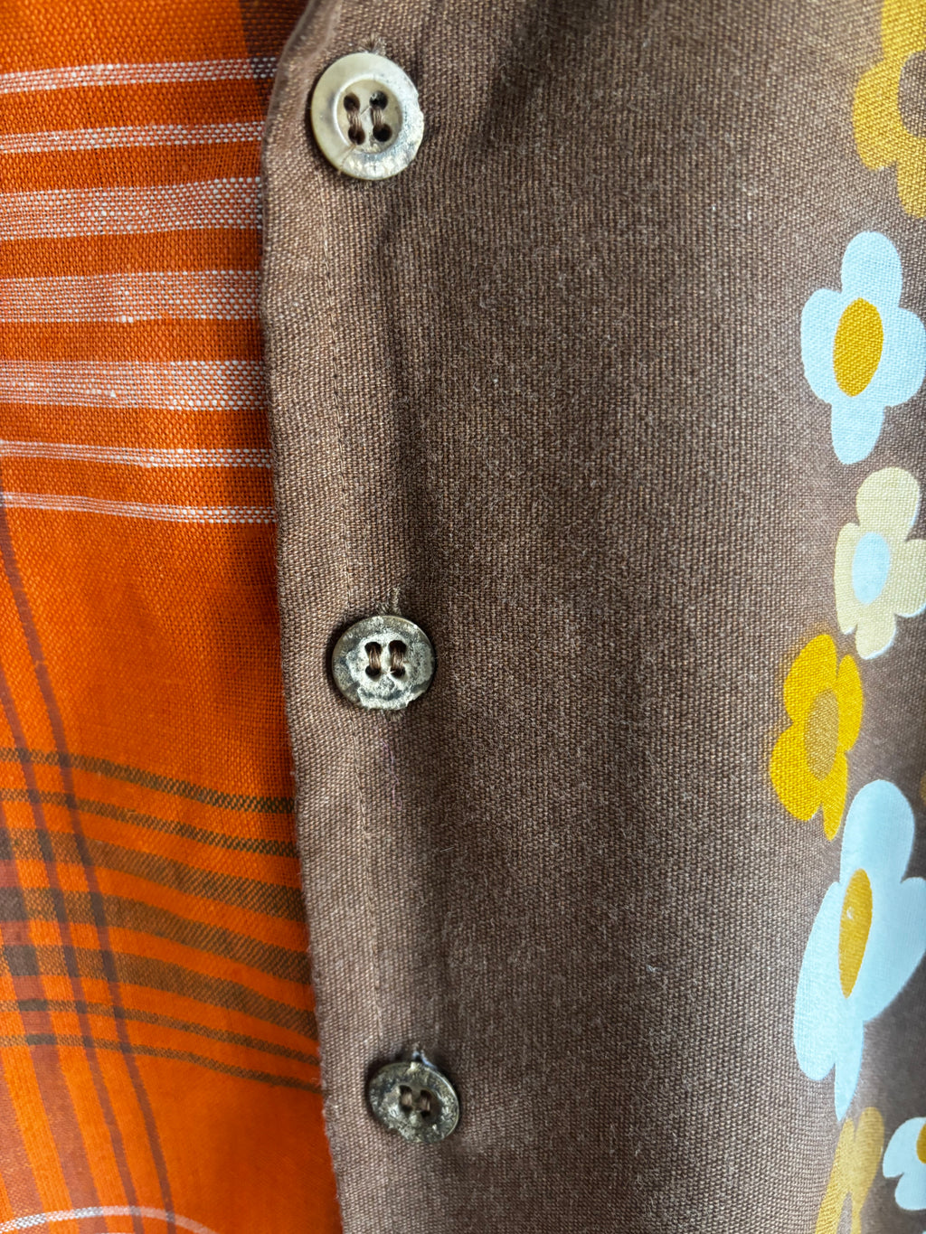 Short Sleeve 'Stevie' Shirt Upcycled Vintage