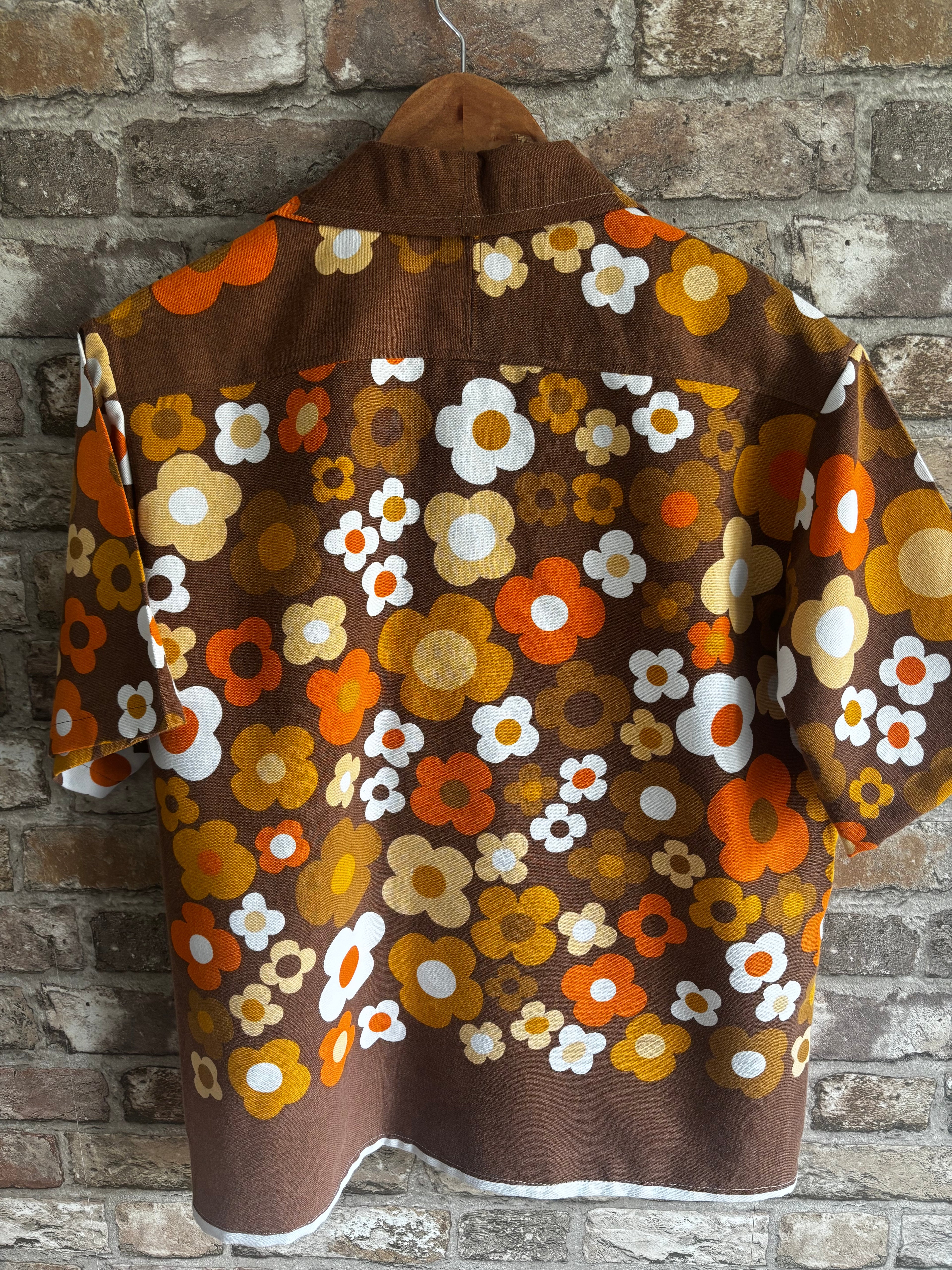 Short Sleeve 'Stevie' Shirt Upcycled Vintage