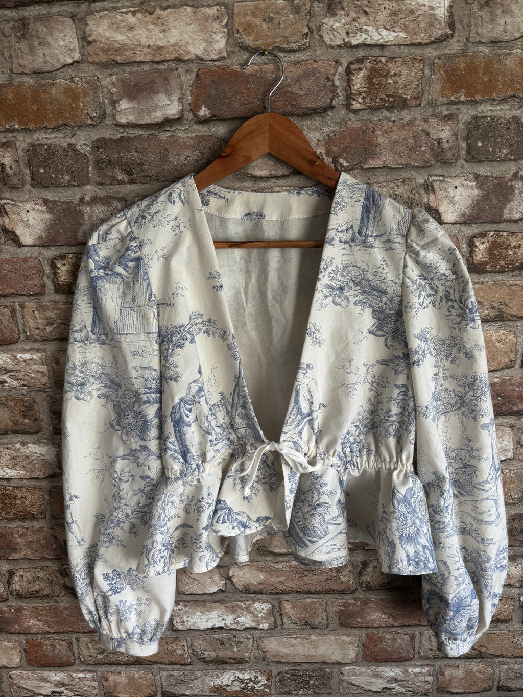 Isla Long Sleeve Plunge Blouse