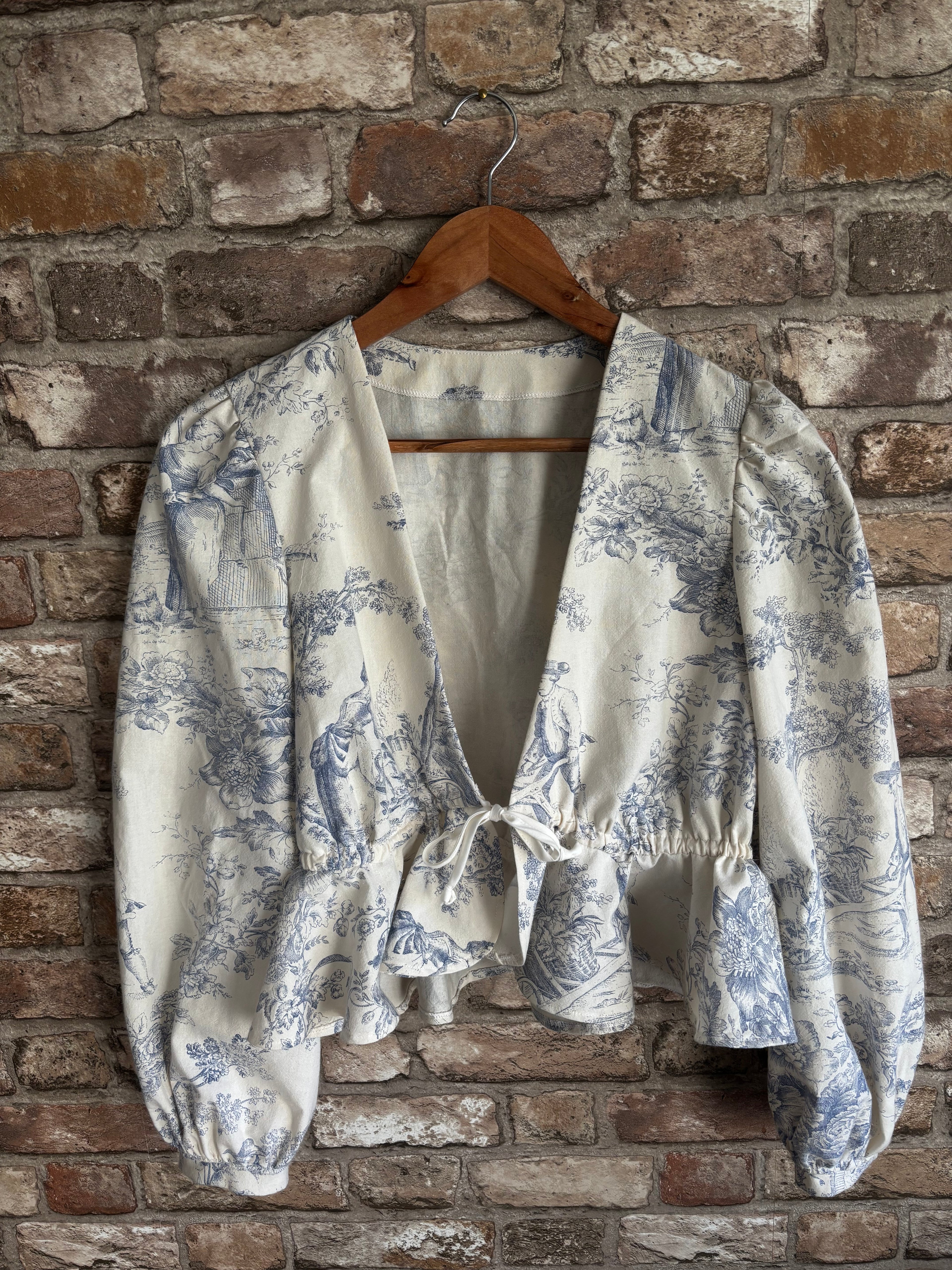 Isla Long Sleeve Plunge Blouse