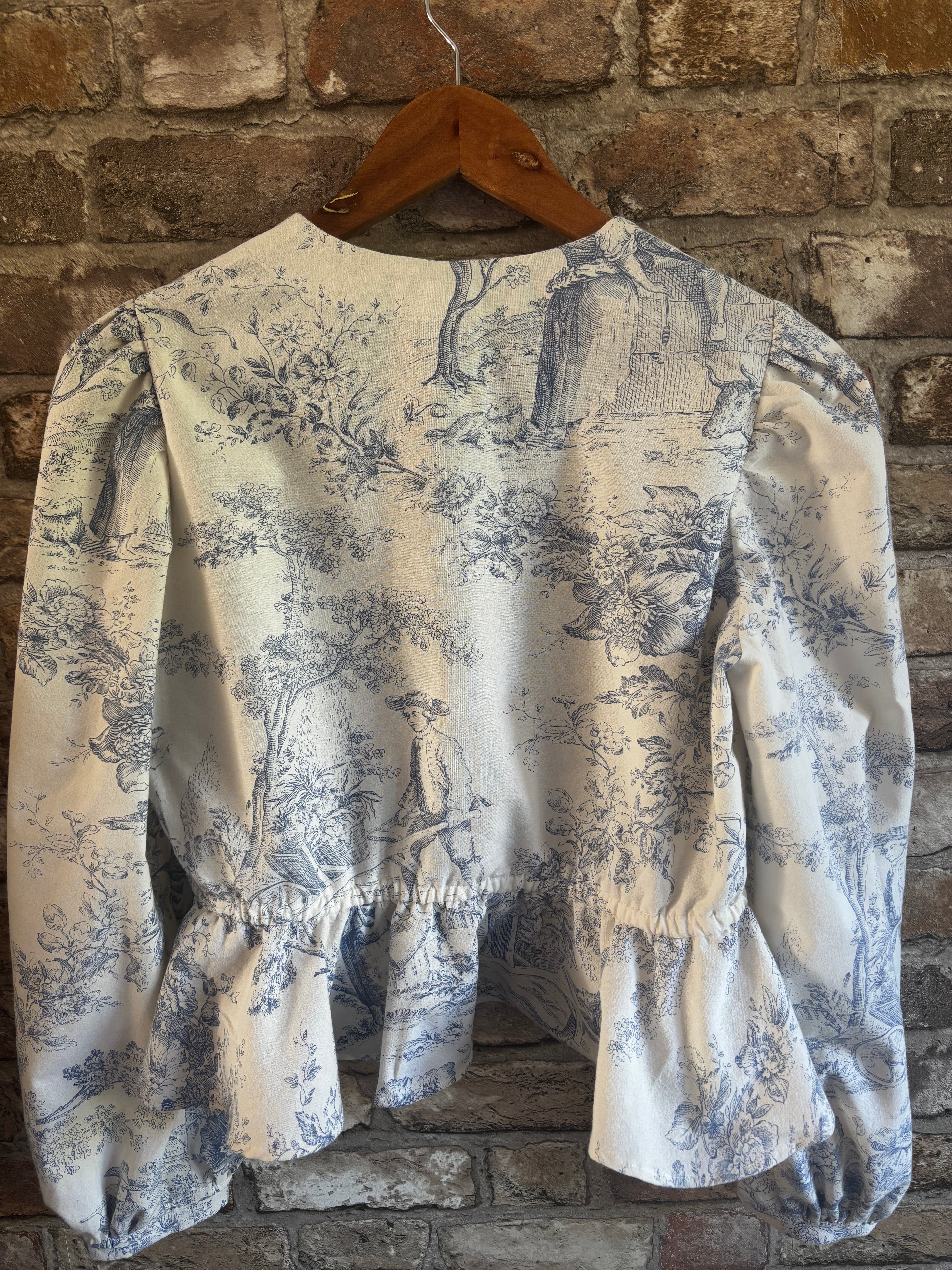 Isla Long Sleeve Plunge Blouse