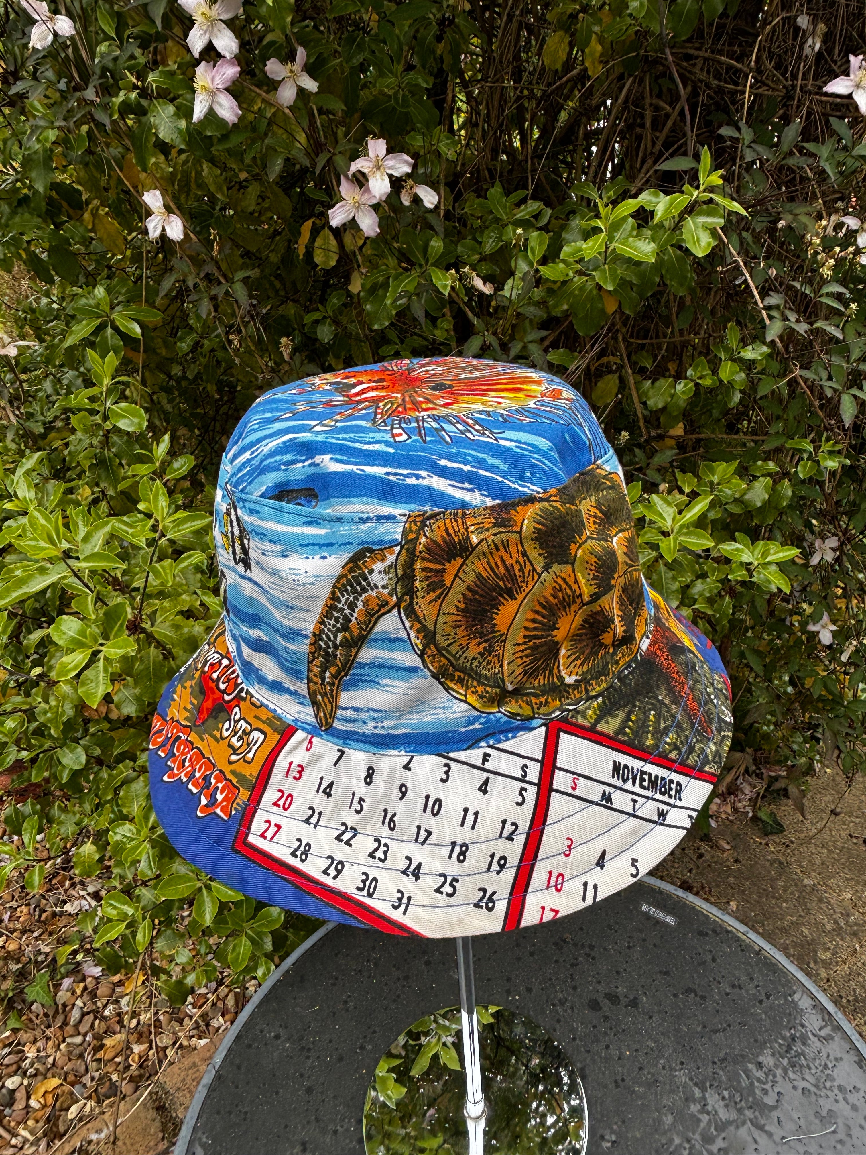 Australian Ocean 1985 Calendar Bucket Hat