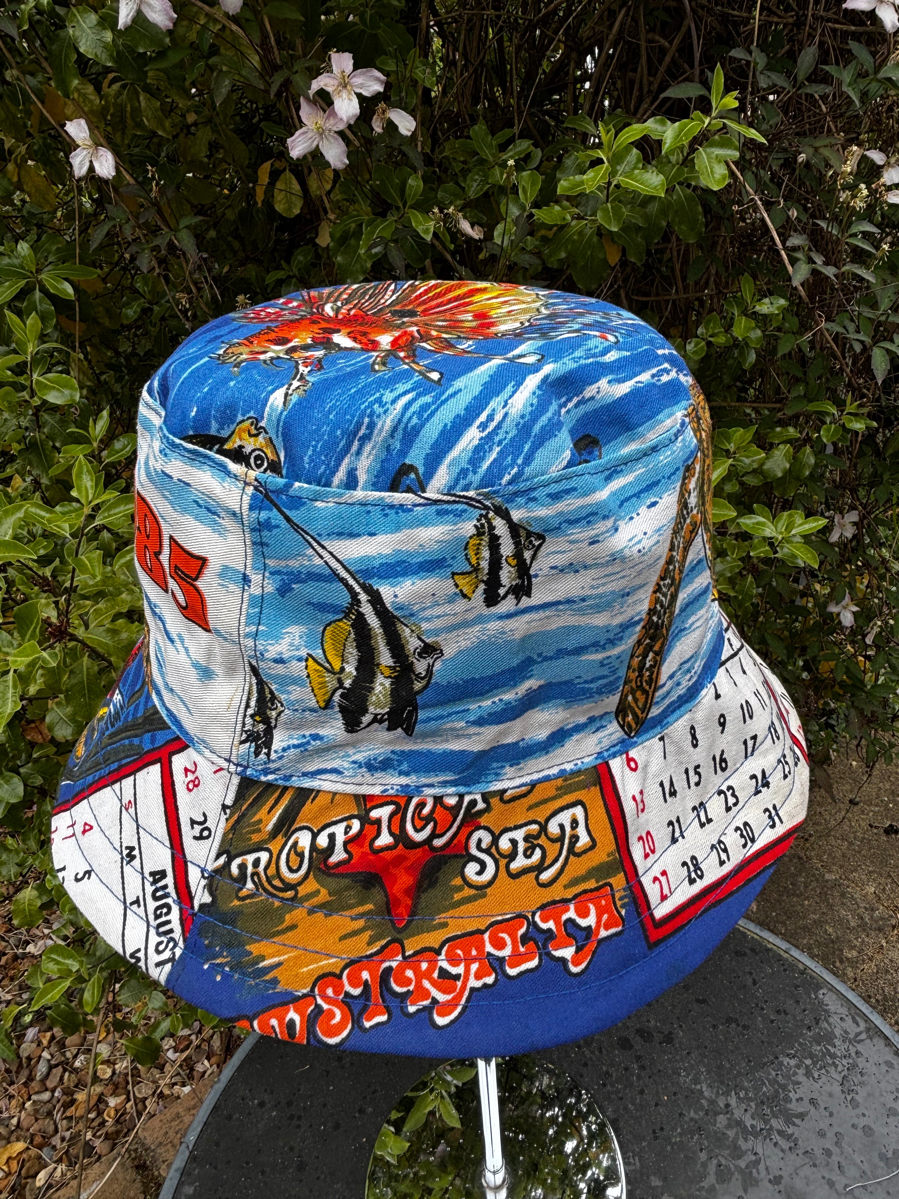 Australian Ocean 1985 Calendar Bucket Hat
