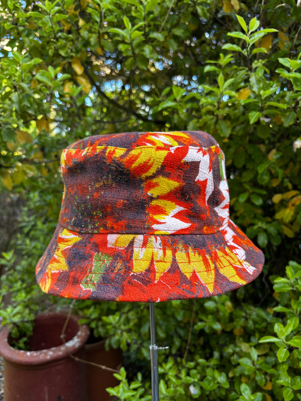 1970s Vintage Festival Vibes Bucket Hat