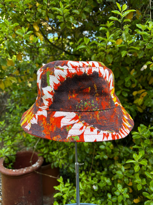 1970s Vintage Festival Vibes Bucket Hat