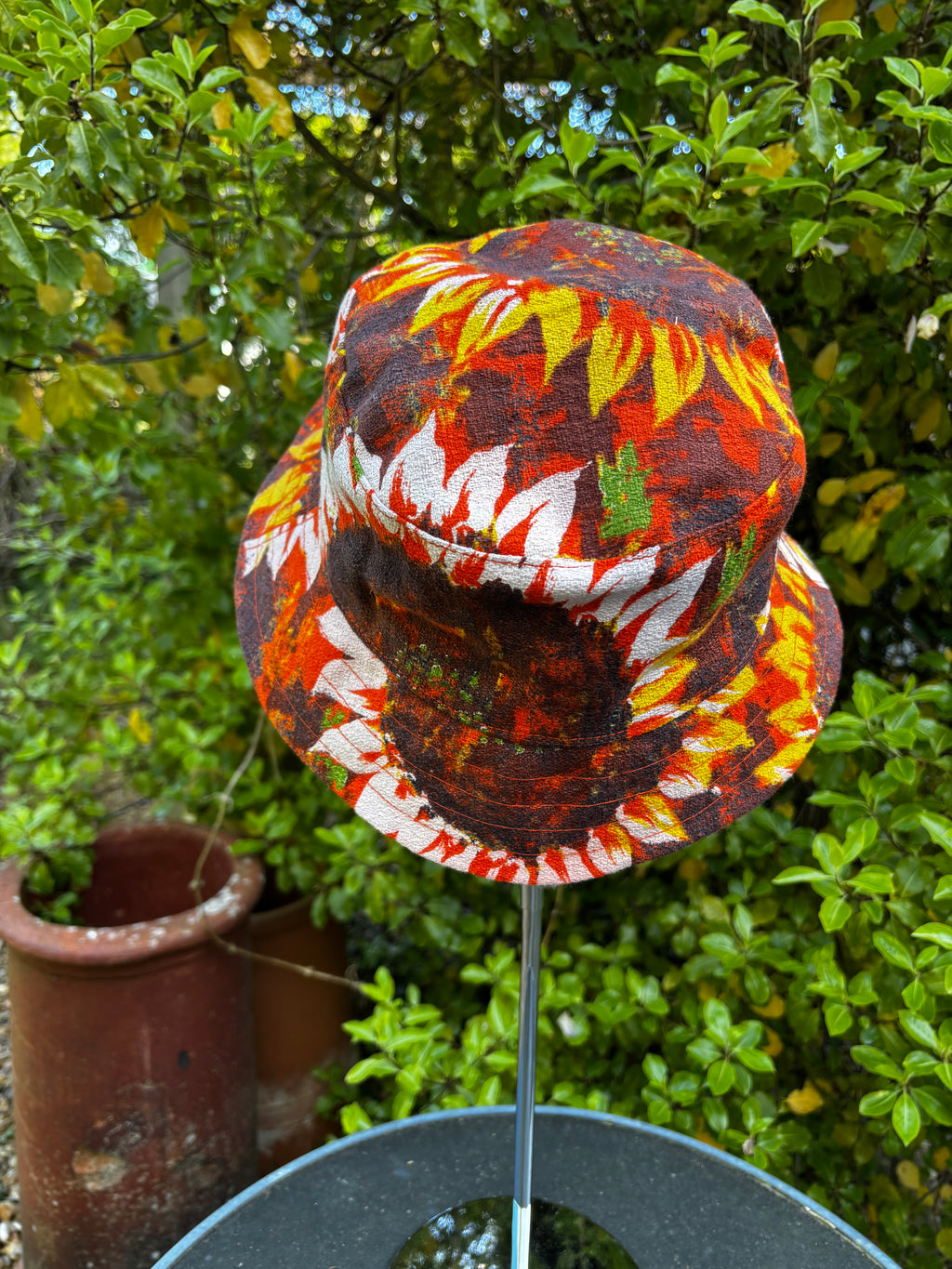 1970s Vintage Festival Vibes Bucket Hat