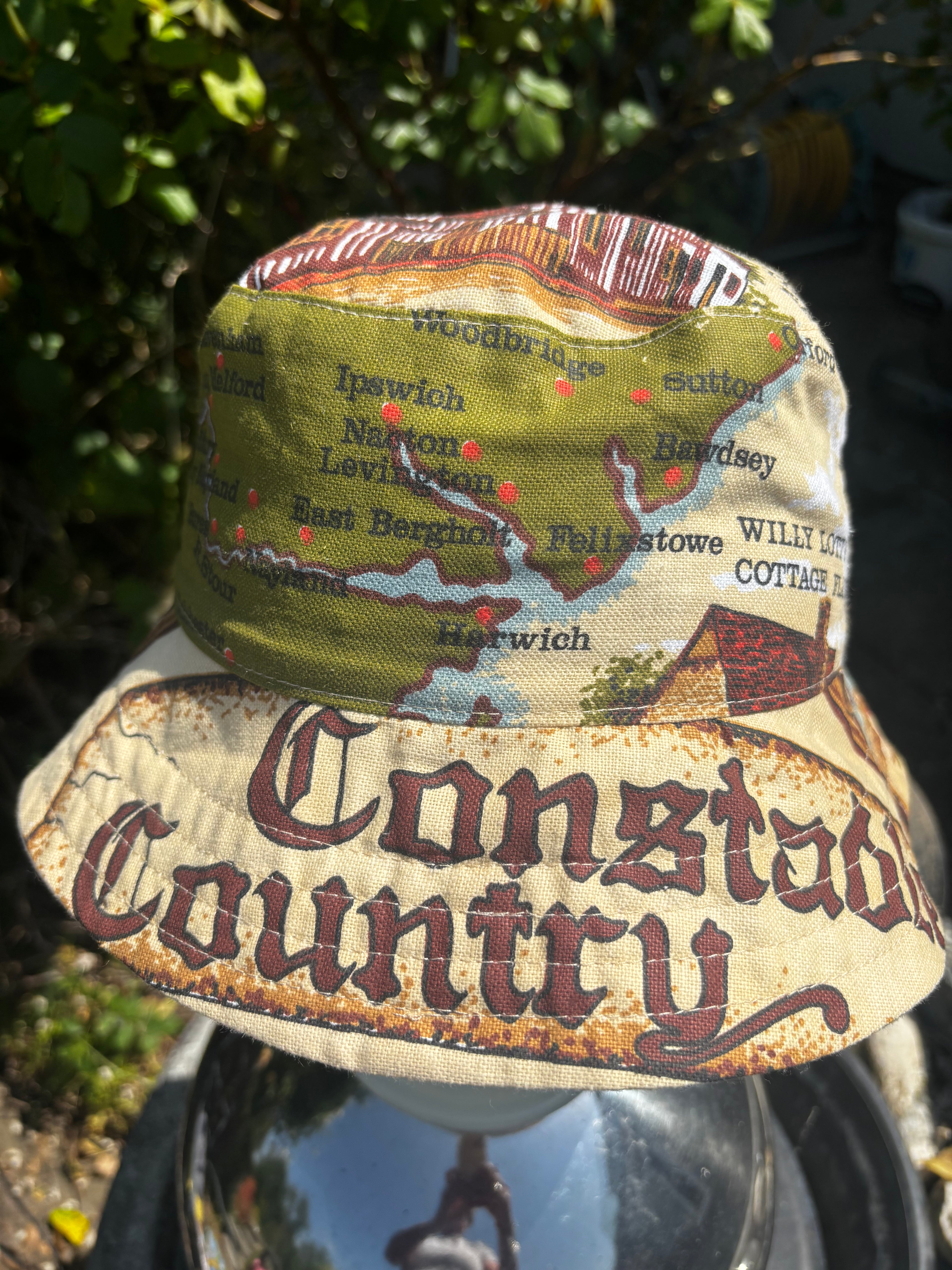 Constable Country Vintage Upcycled Bucket Hat