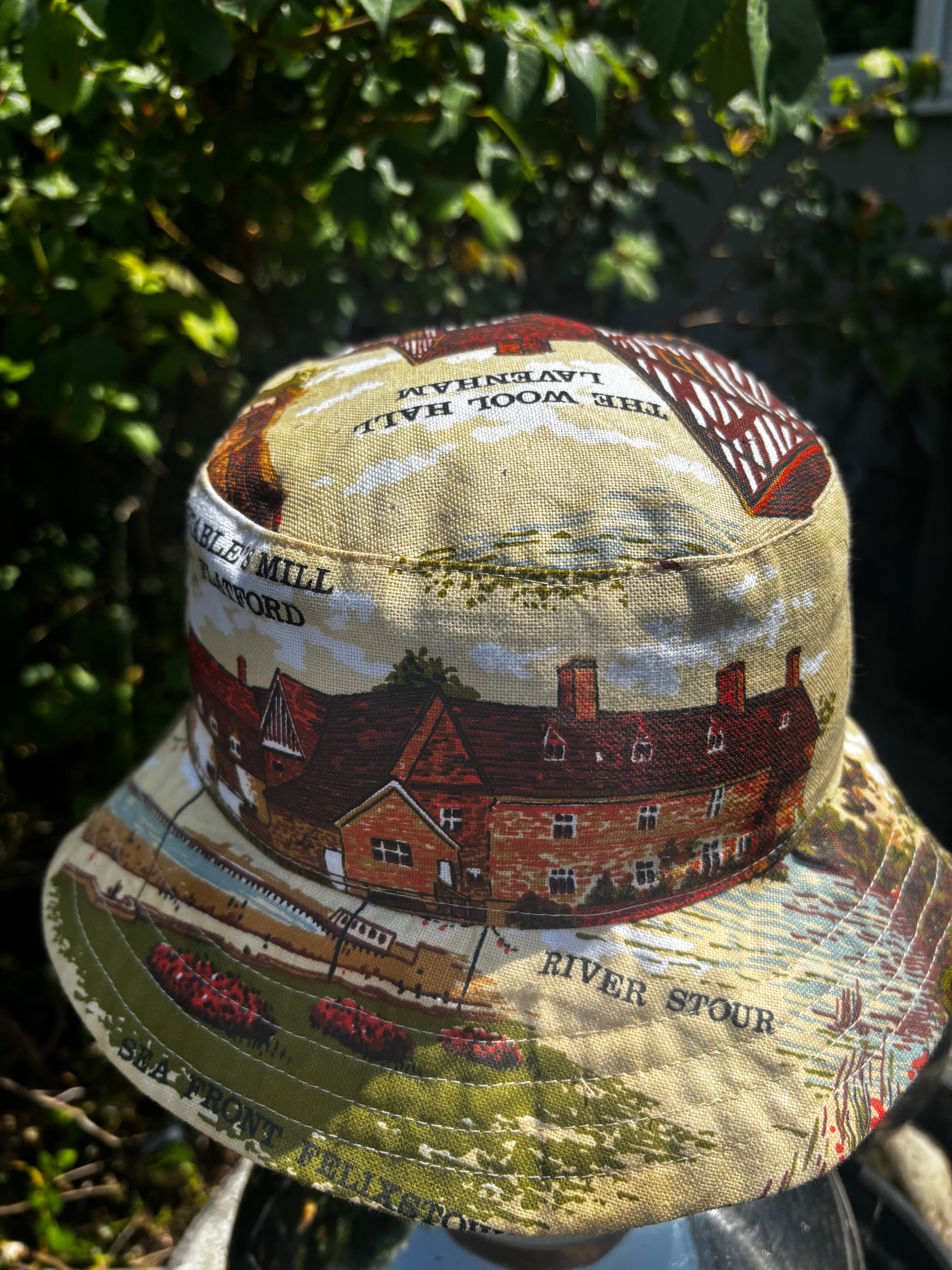 Constable Country Vintage Upcycled Bucket Hat