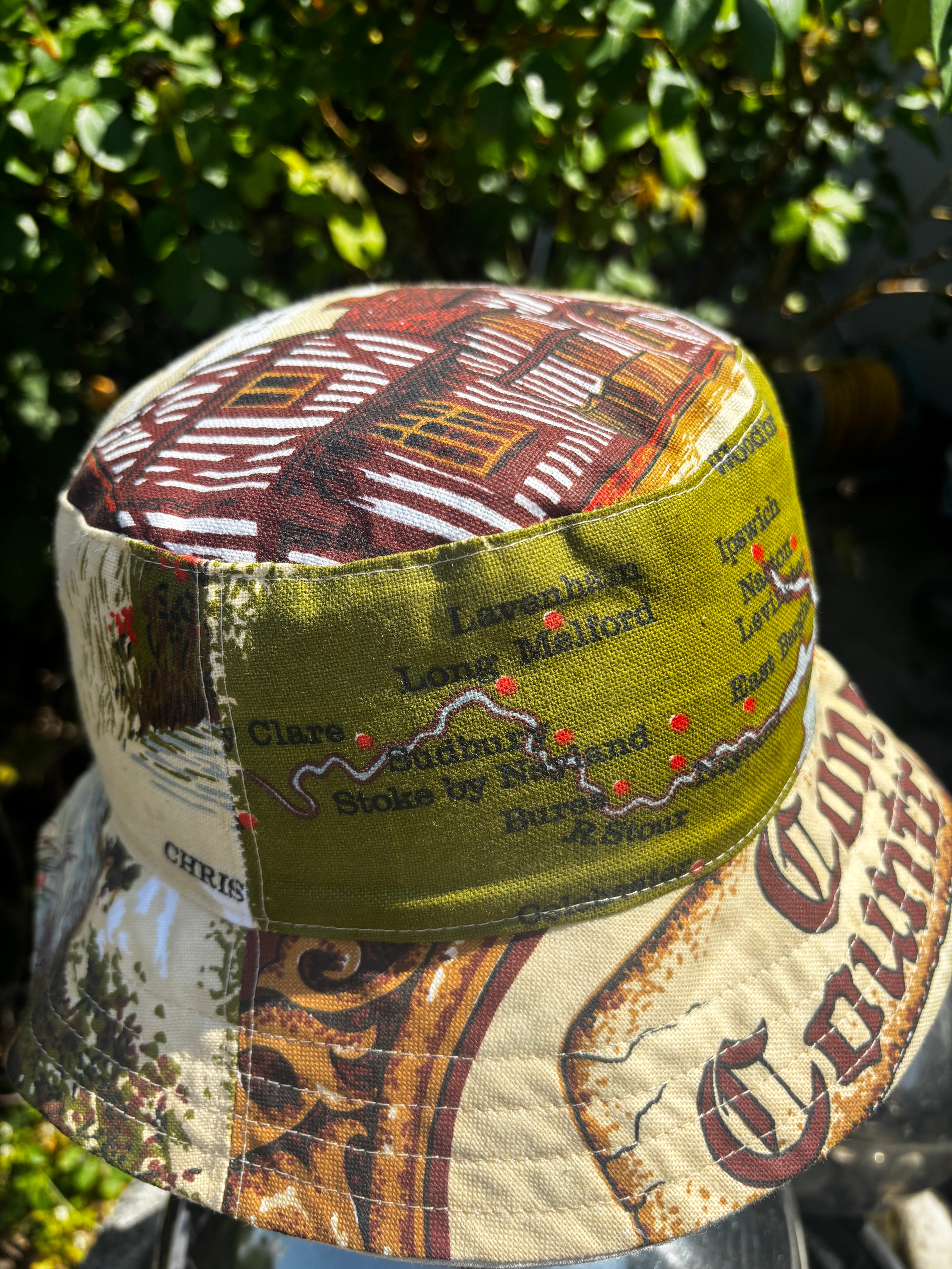 Constable Country Vintage Upcycled Bucket Hat