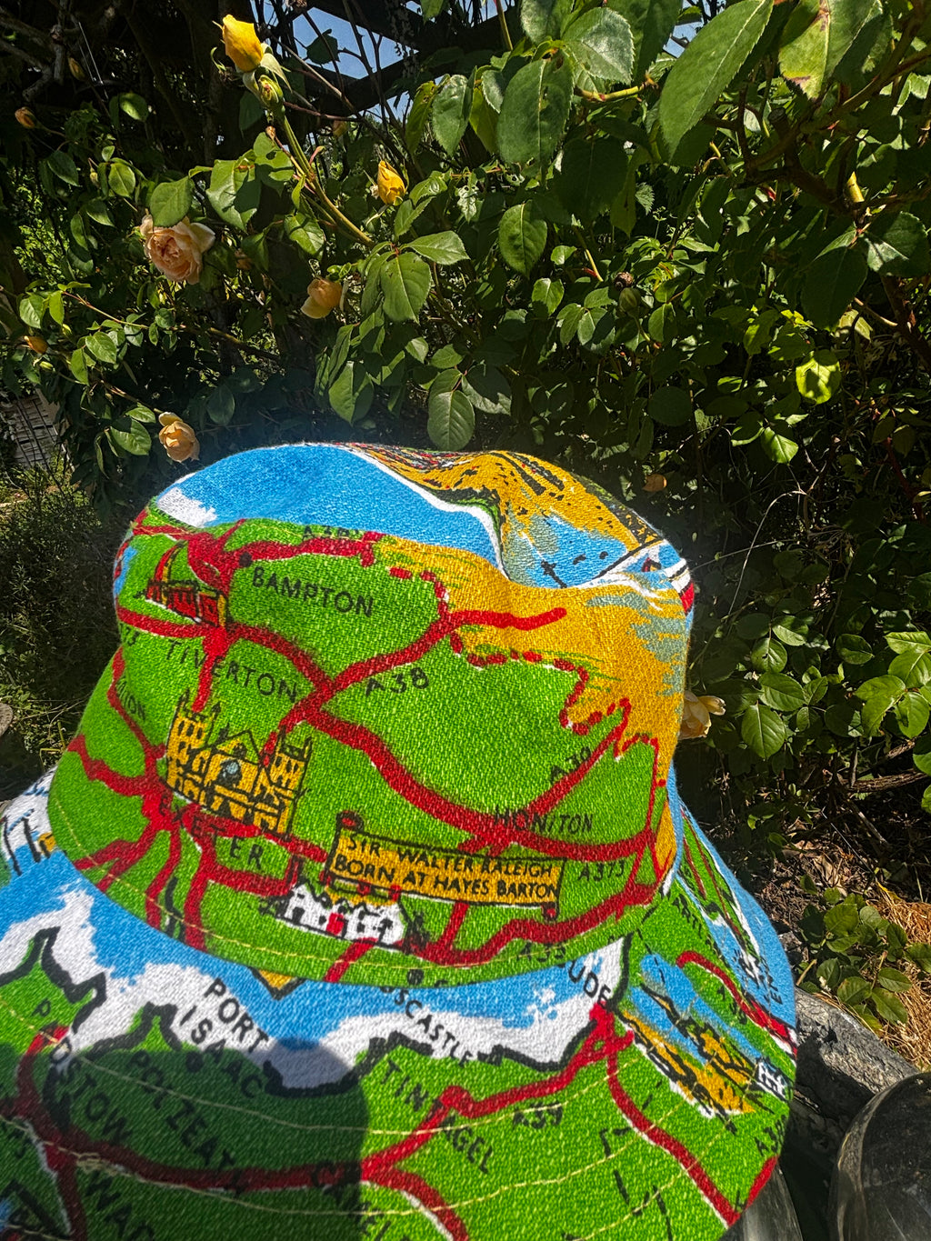 Devon and Cornwall Vintage Upcycled Bucket Hat