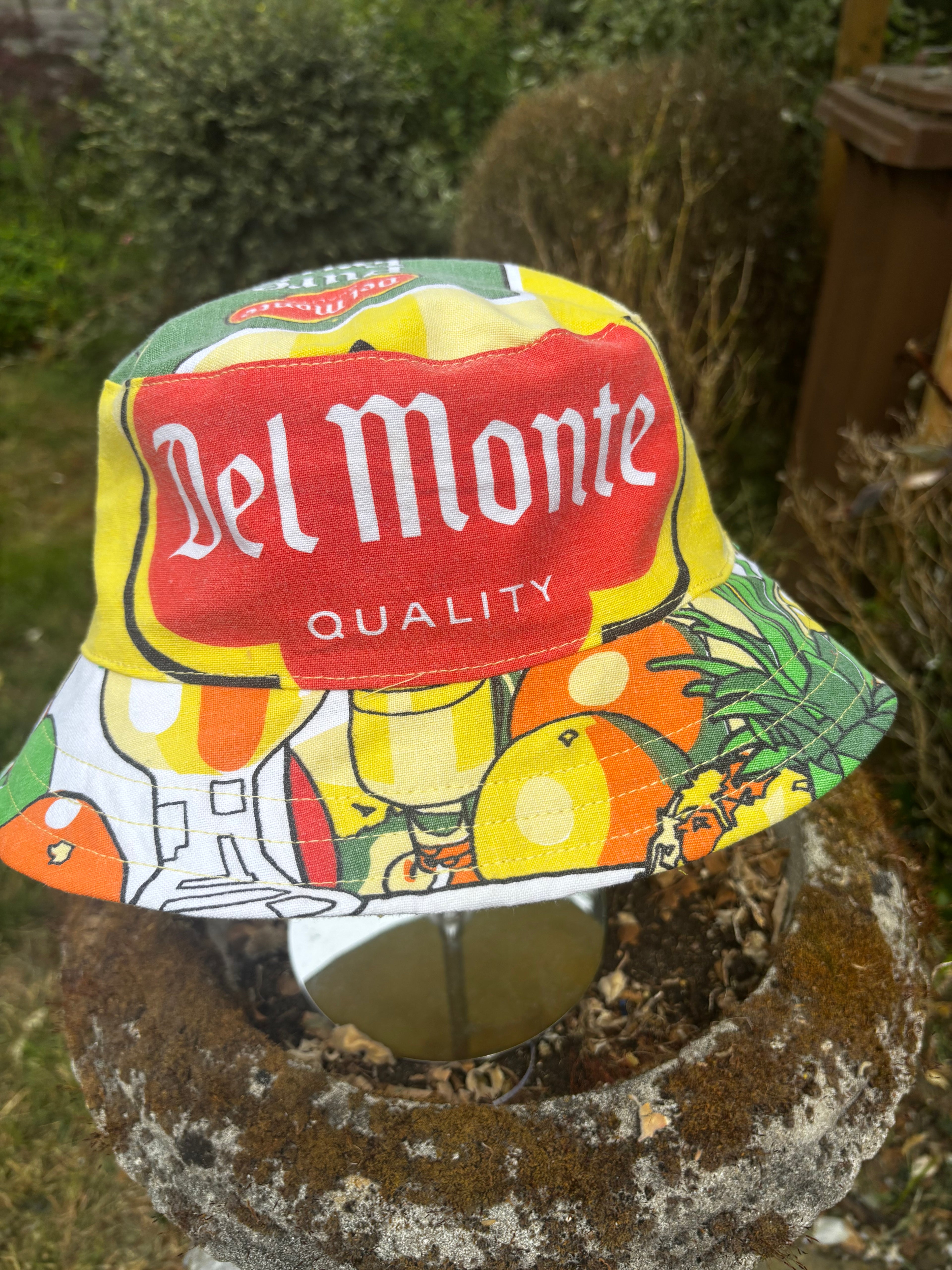 The Man from Del Monte Upcycled Bucket Hat
