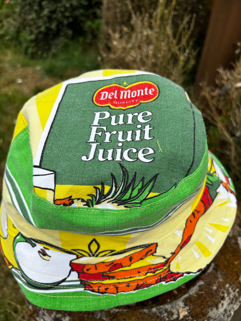 The Man from Del Monte Upcycled Bucket Hat