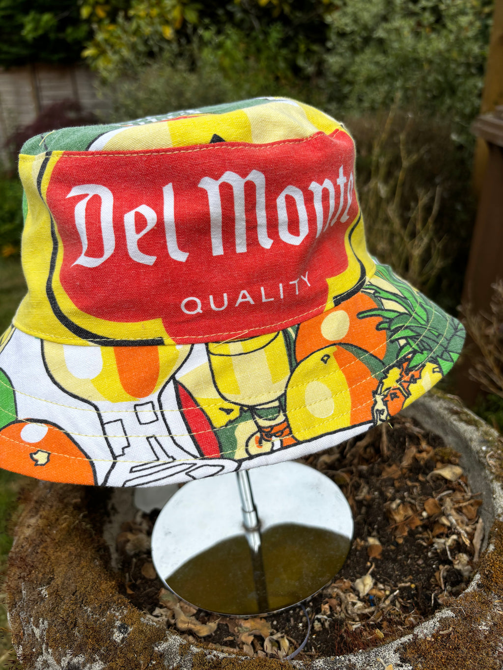 The Man from Del Monte Upcycled Bucket Hat
