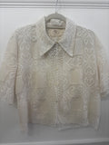 Farley Crochet Table Cloth Shirt