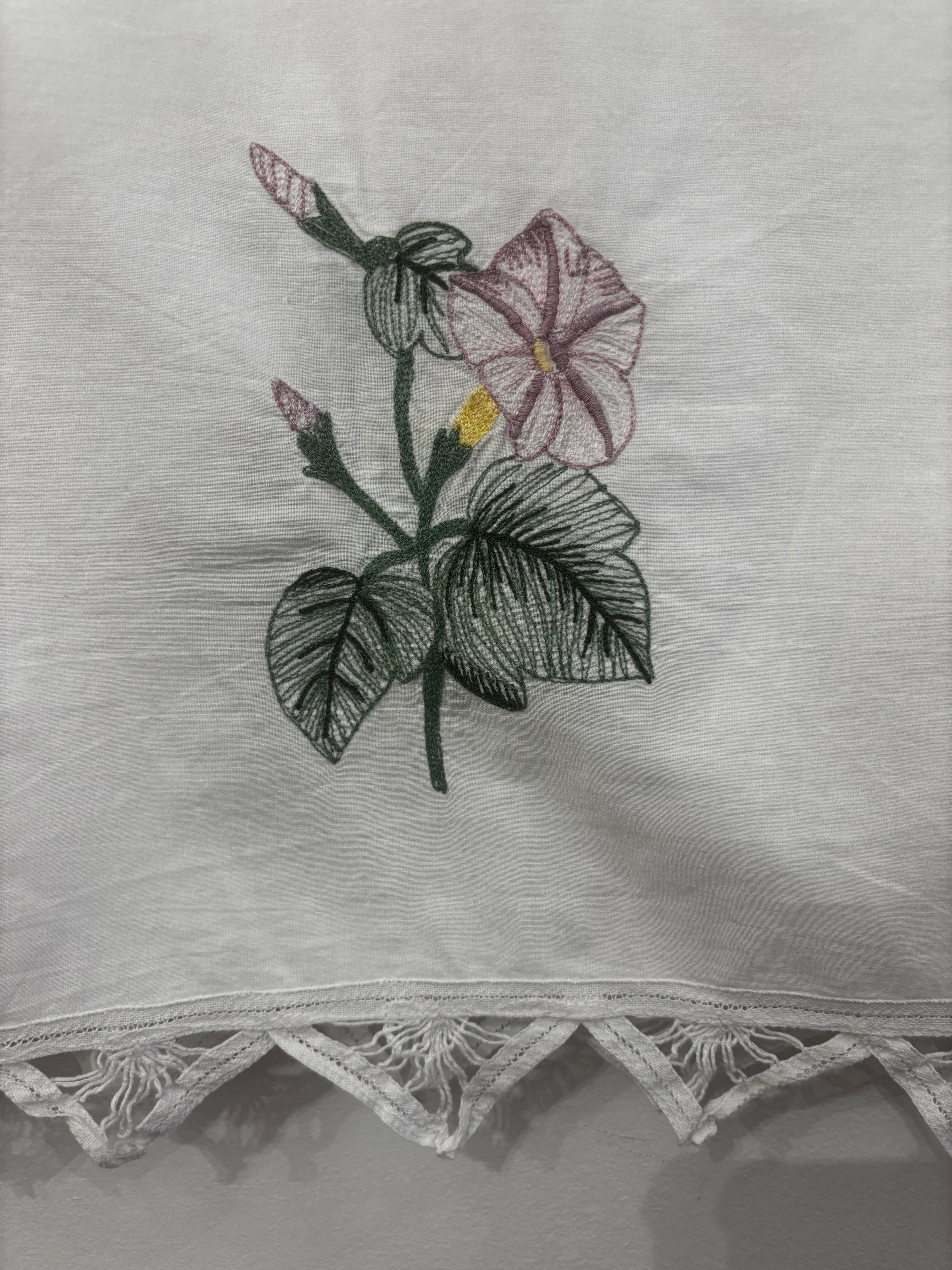 Kelly Embroidered Lace Edge Tank