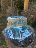 New In Upcycled Vintage Tea Towel Bucket Hat