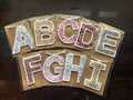 Handmade Liberty Fabric Bunting Letters and Numbers