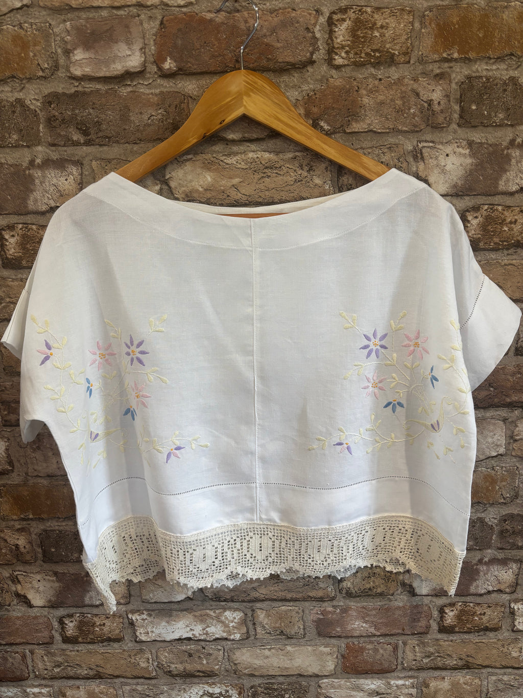 Beautiful Soft Cotton Hand Embroidered T-shirt Top