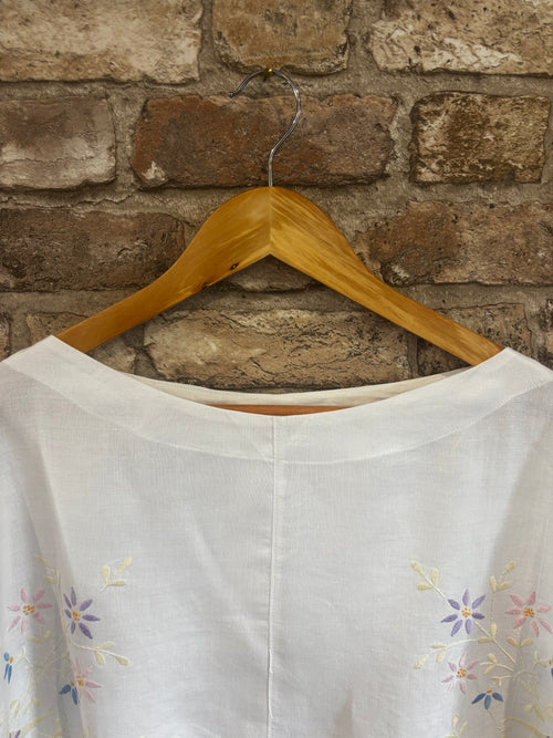 Beautiful Soft Cotton Hand Embroidered T-shirt Top