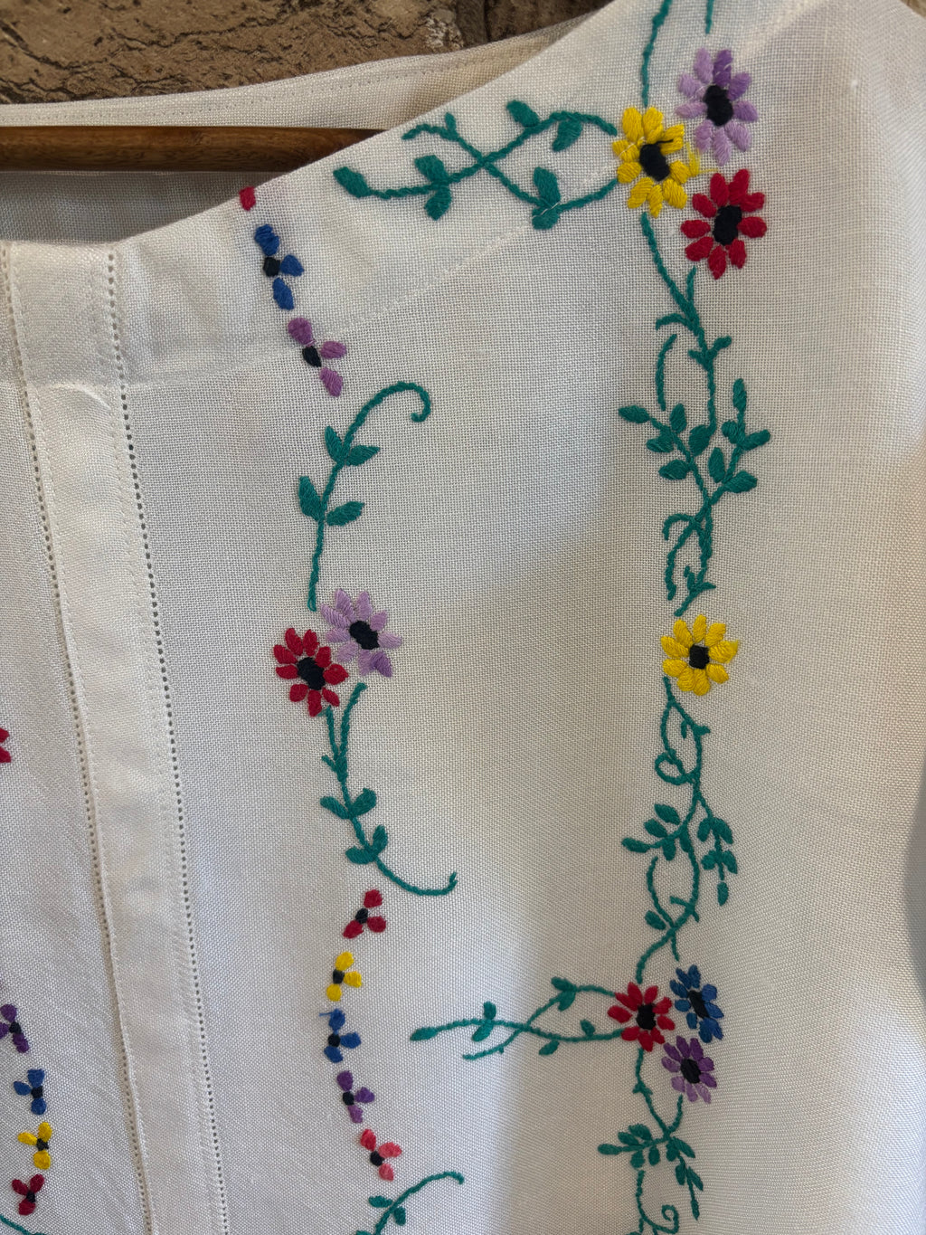 Hand Embroidered T-Shirt Top