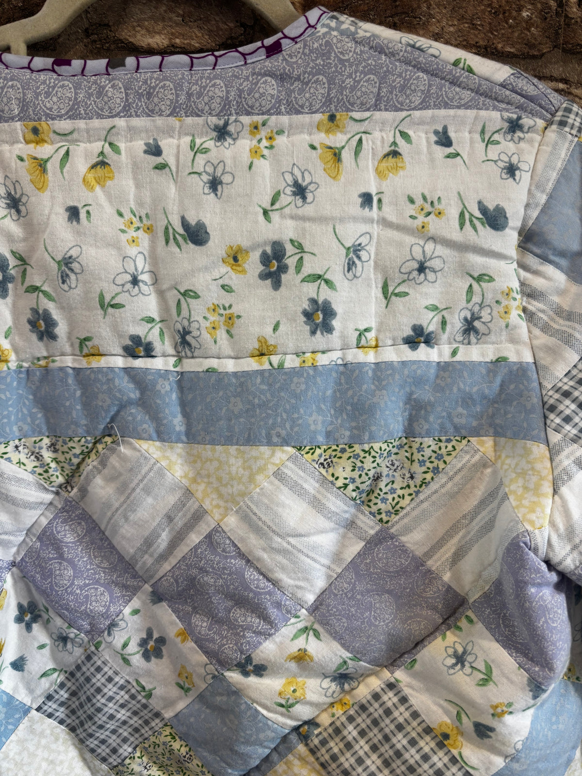 Soft Pastel Quilted Cropped Jacket