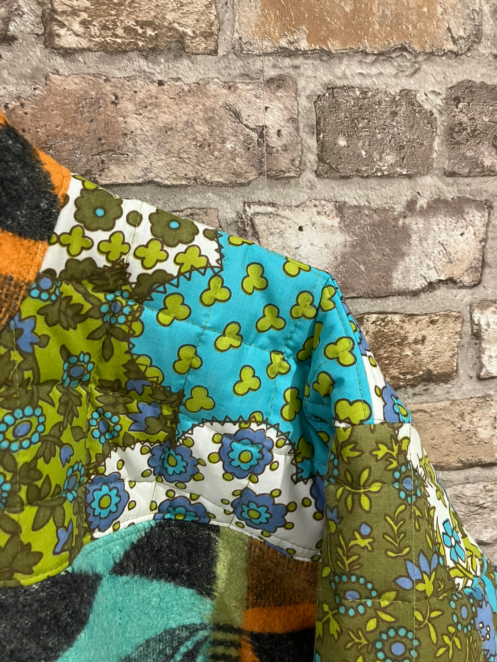 One of a Kind Upcycled Blanket Jacket