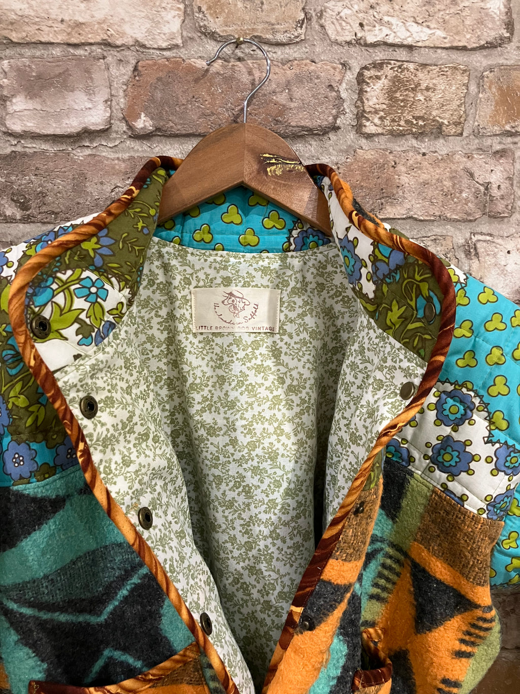 One of a Kind Upcycled Blanket Jacket