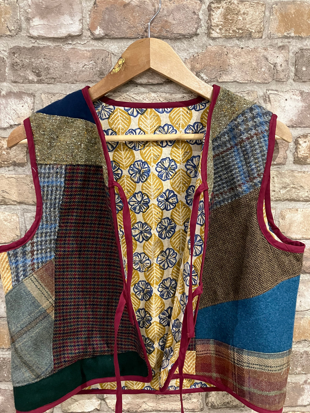 Wool/Tweed Lined Gilet
