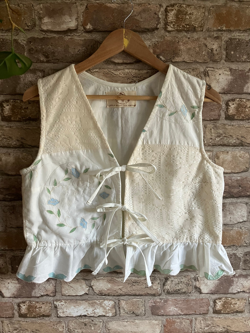 Upcycled Sleeveless Blouse