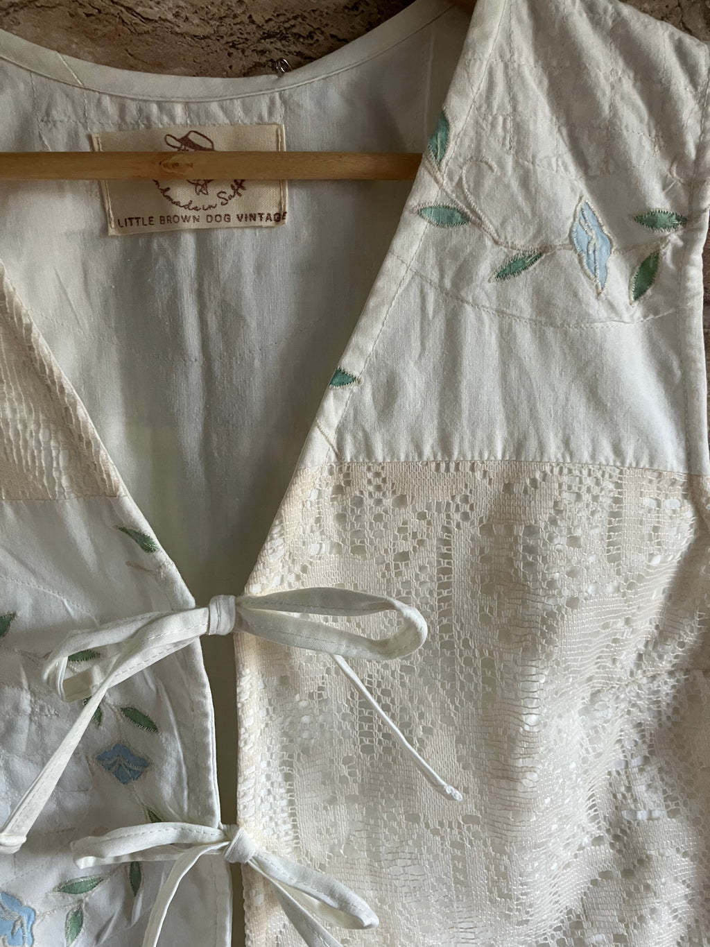 Upcycled Sleeveless Blouse