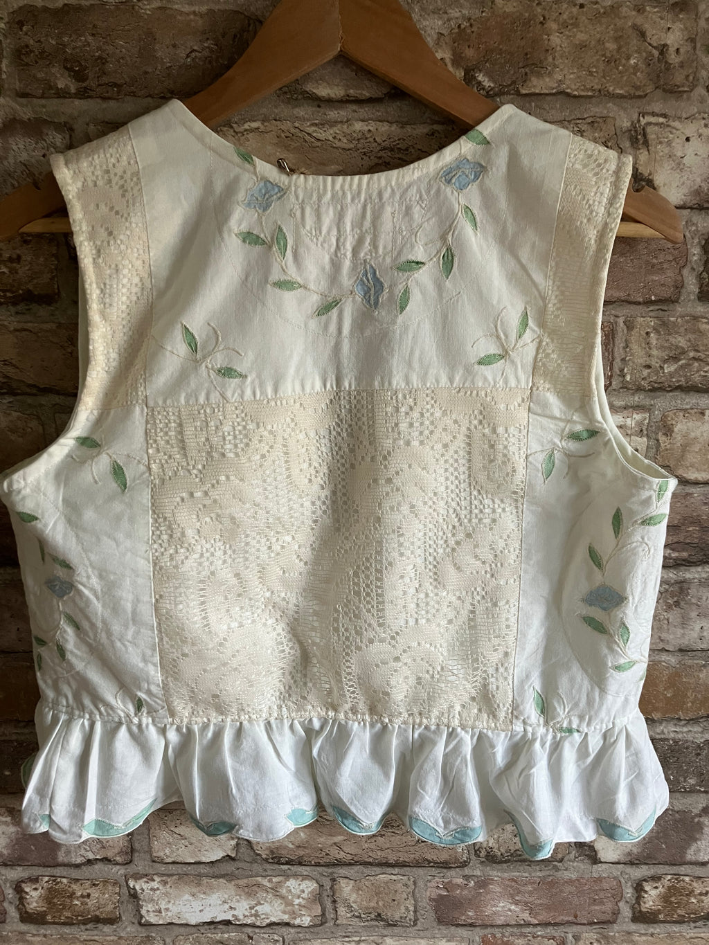 Upcycled Sleeveless Blouse