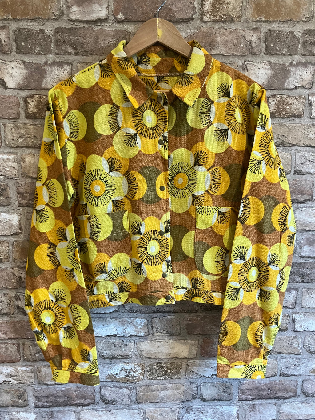 Upcycled Funky Unlined Shirt Jacket