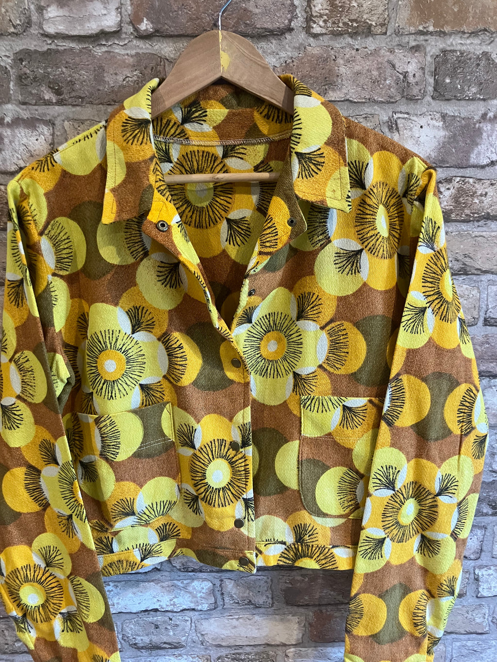 Upcycled Funky Unlined Shirt Jacket