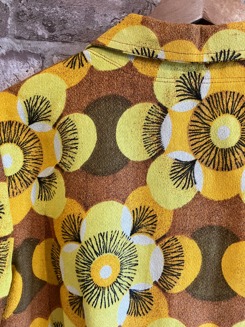 Upcycled Funky Unlined Shirt Jacket