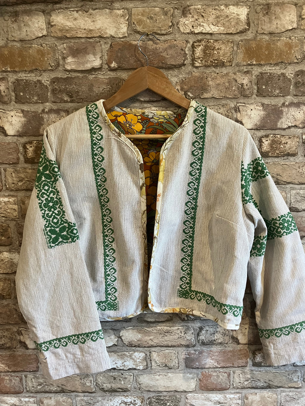 Reversible Cropped Upcycled Jacket Boscombe