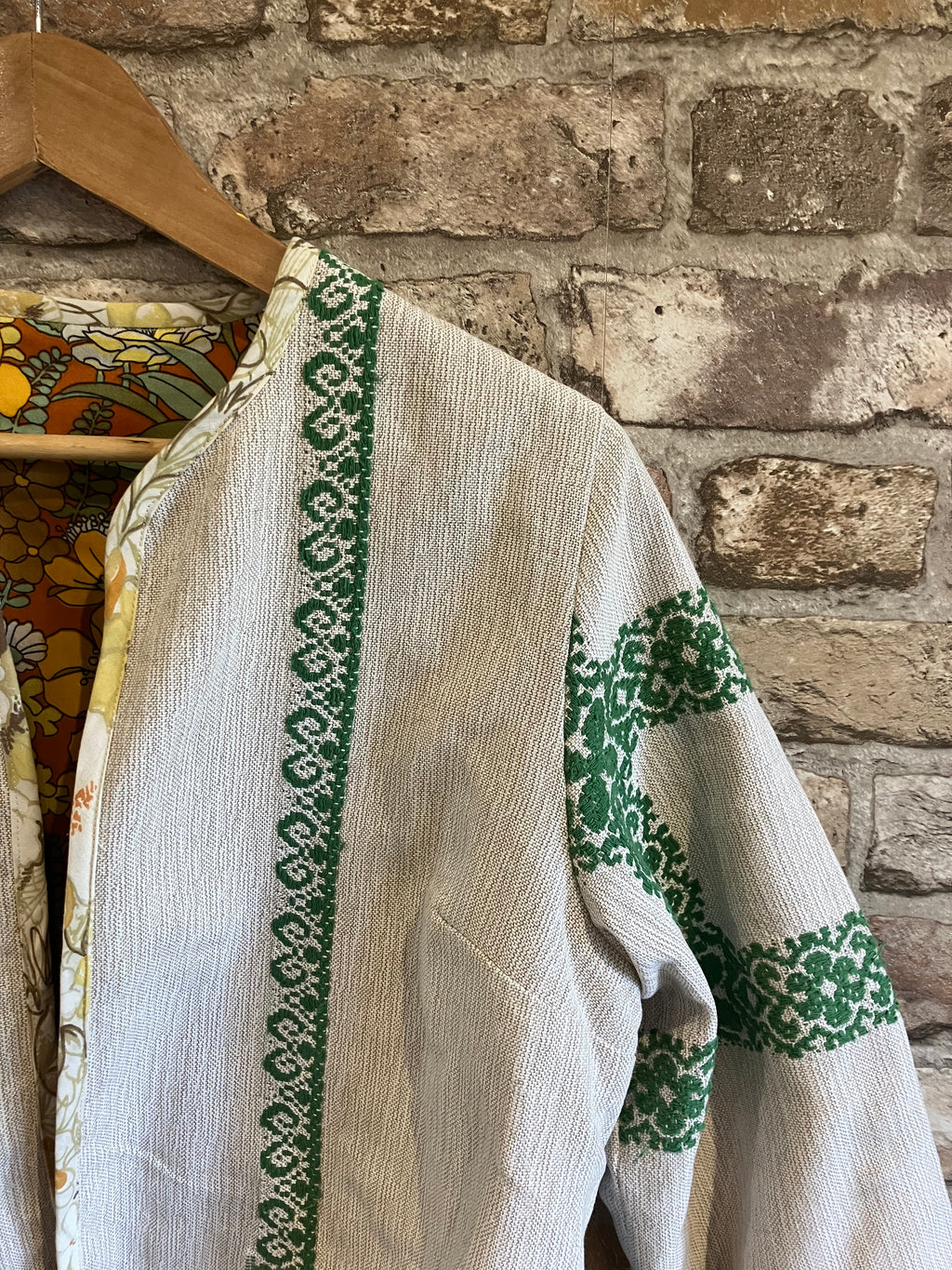 Reversible Cropped Upcycled Jacket Boscombe