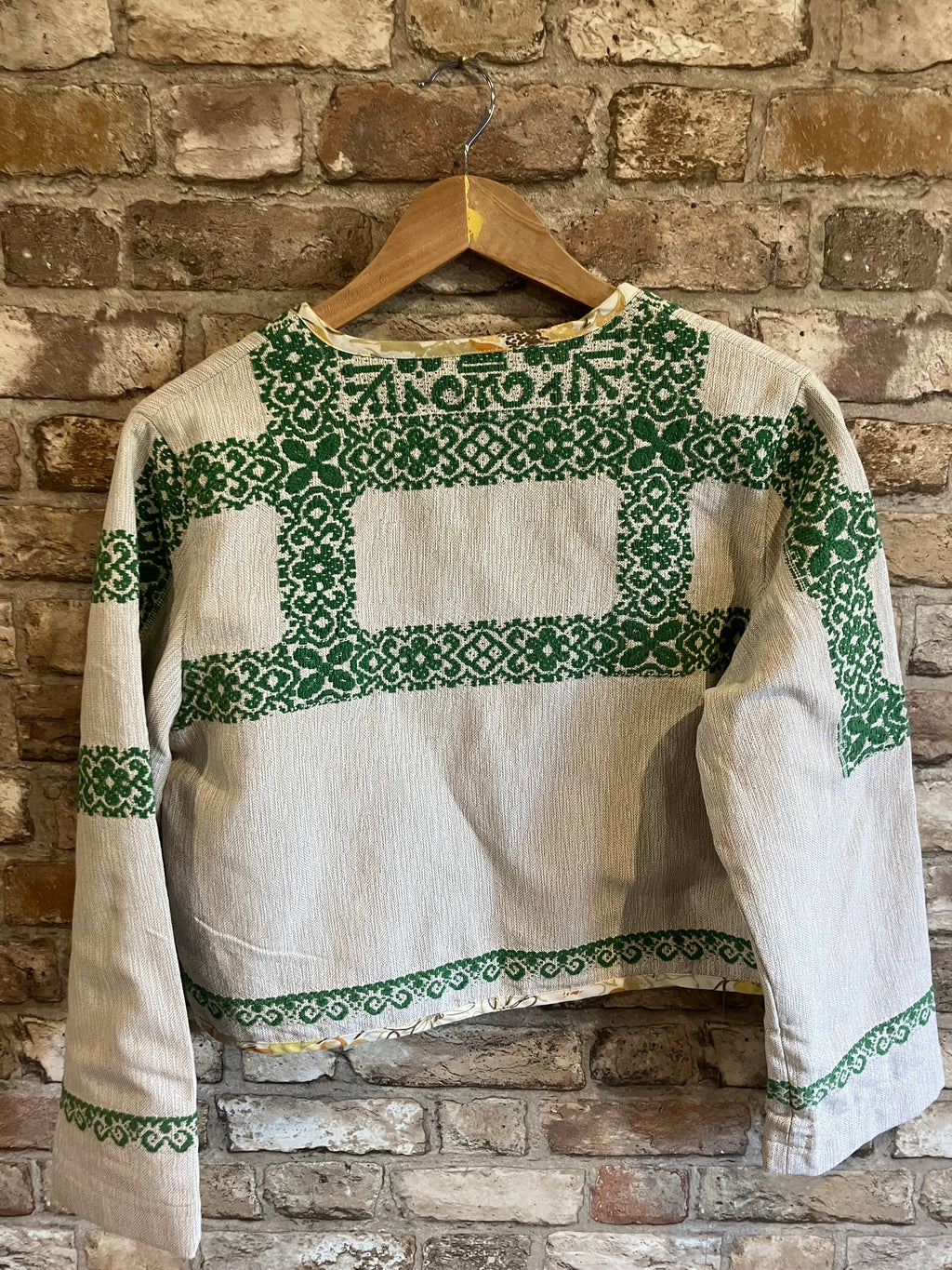 Reversible Cropped Upcycled Jacket Boscombe