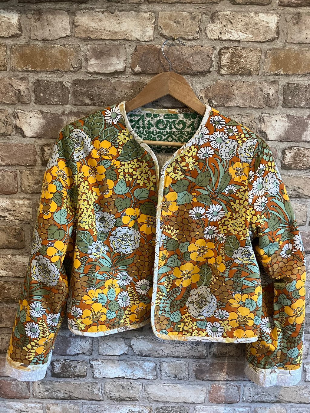 Reversible Cropped Upcycled Jacket Boscombe