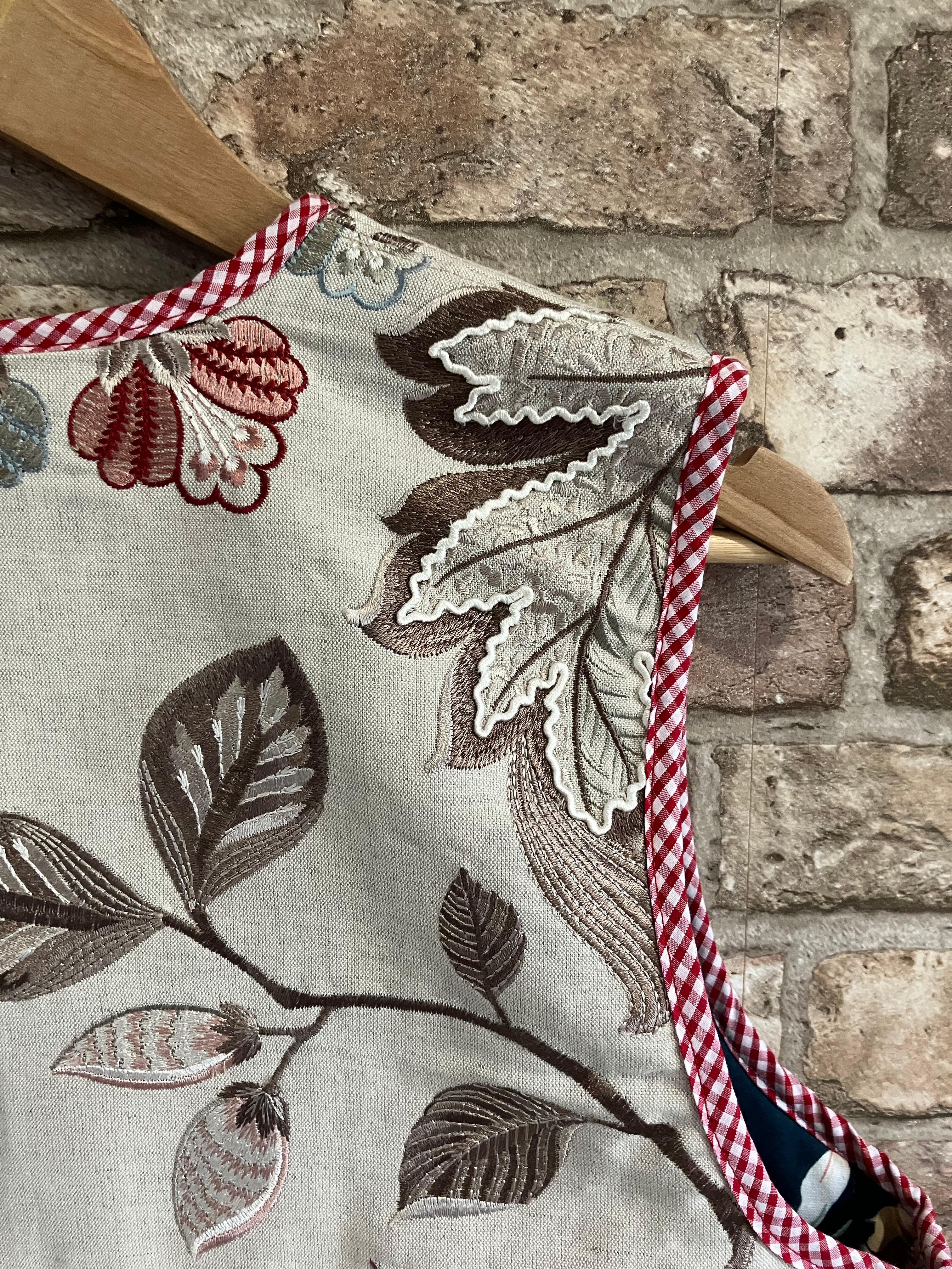 Upcycled Quilted Waistcoat Gilet G P & K Baker 1981