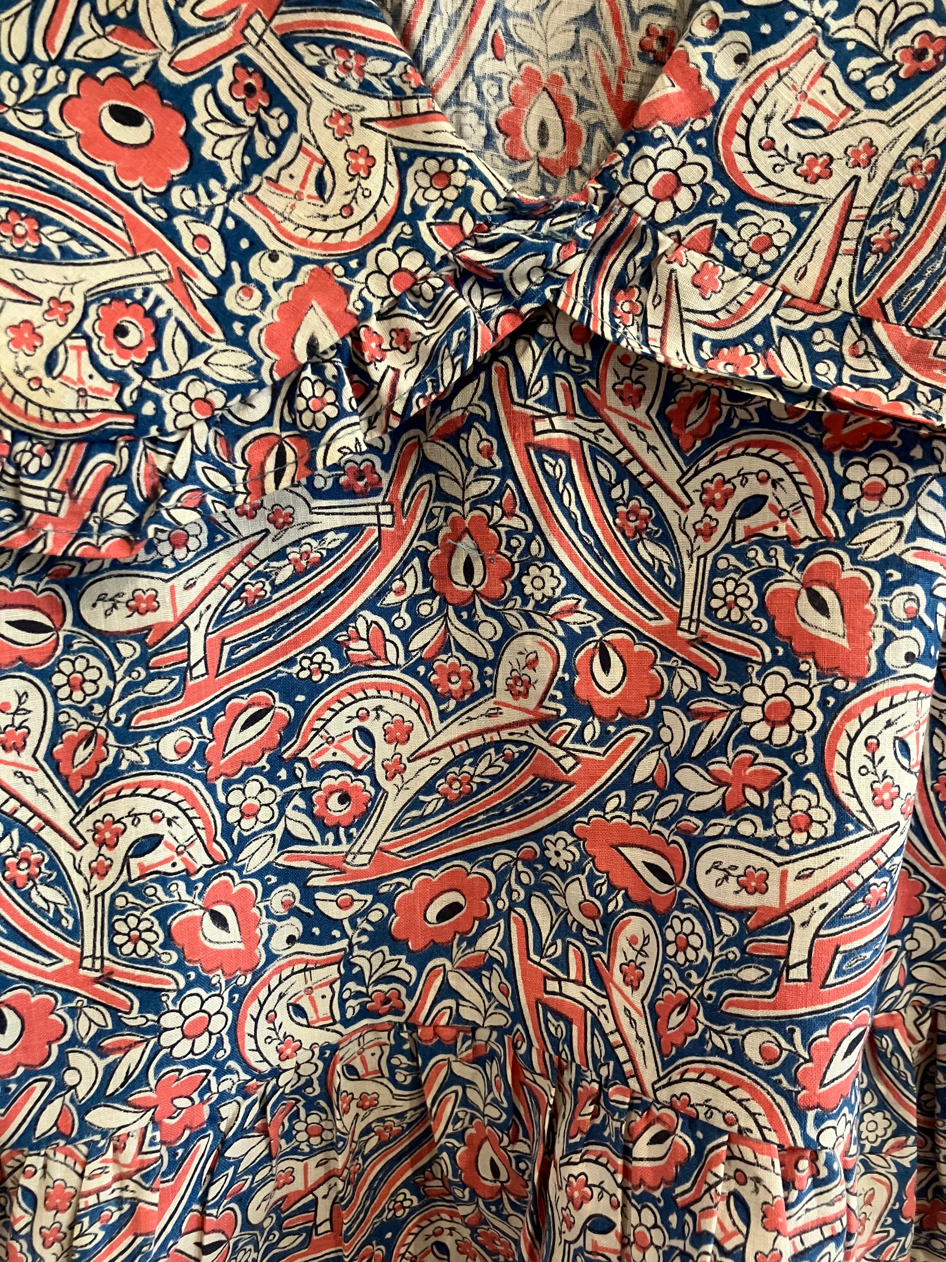 Oversized Collar Long Sleeve Blouse One of a Kind