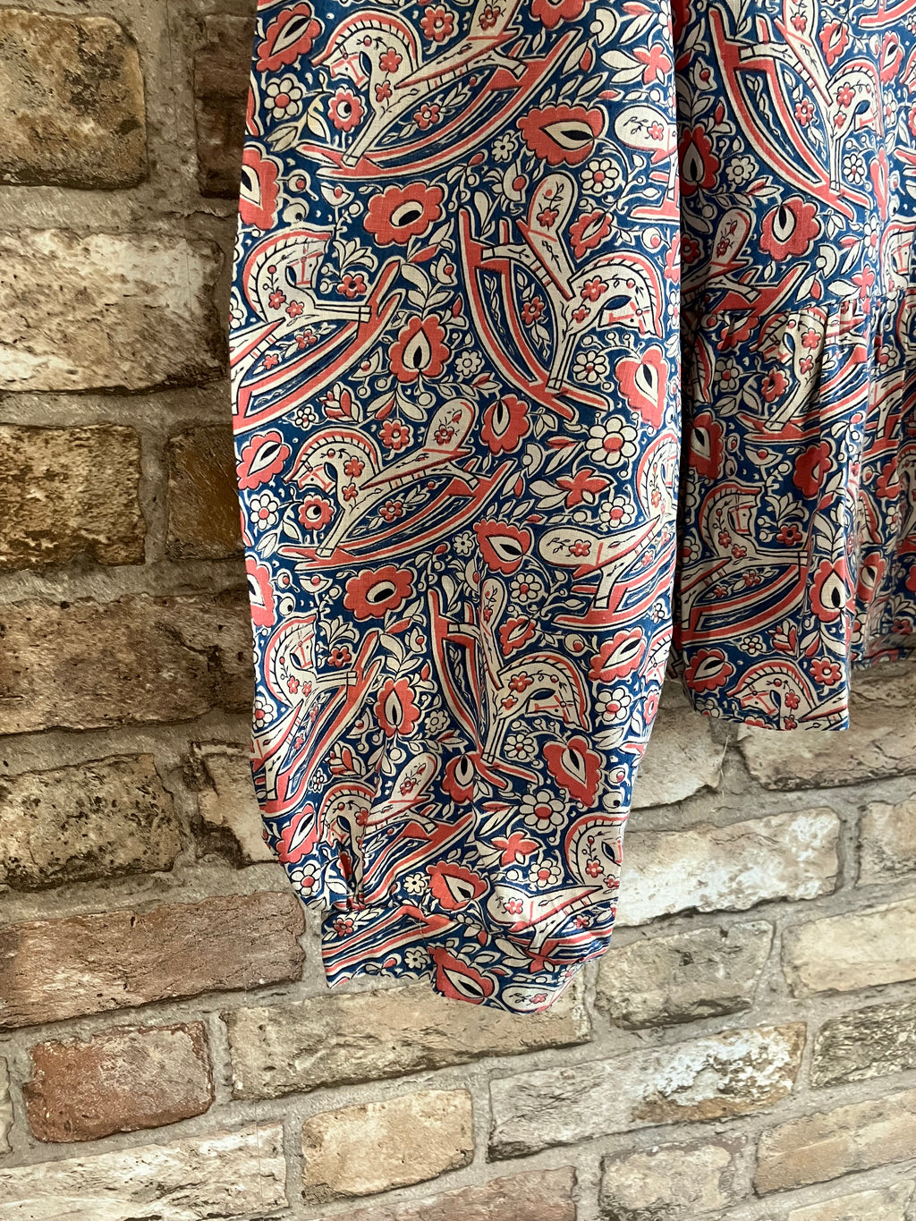 Oversized Collar Long Sleeve Blouse One of a Kind