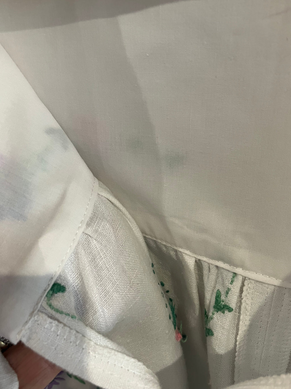 Upcycled 'Dottie' Linen Top