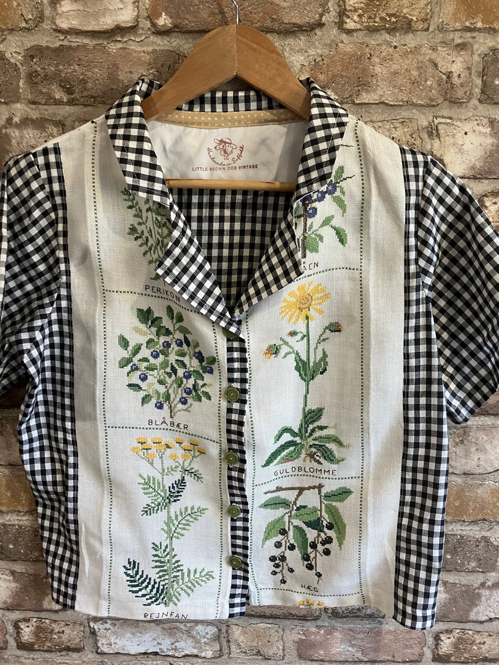 One-of-a-Kind ‘Ava’ Boxy Cropped Shirt