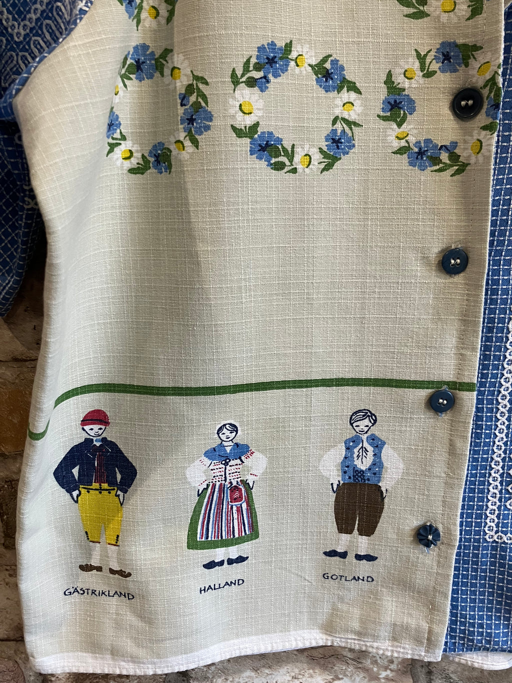 Upcycled One of a Kind 'Ava' Shirt Sweden