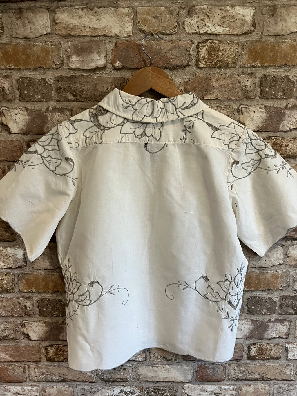 Upcycled Embroidered Vintage Ava Shirt